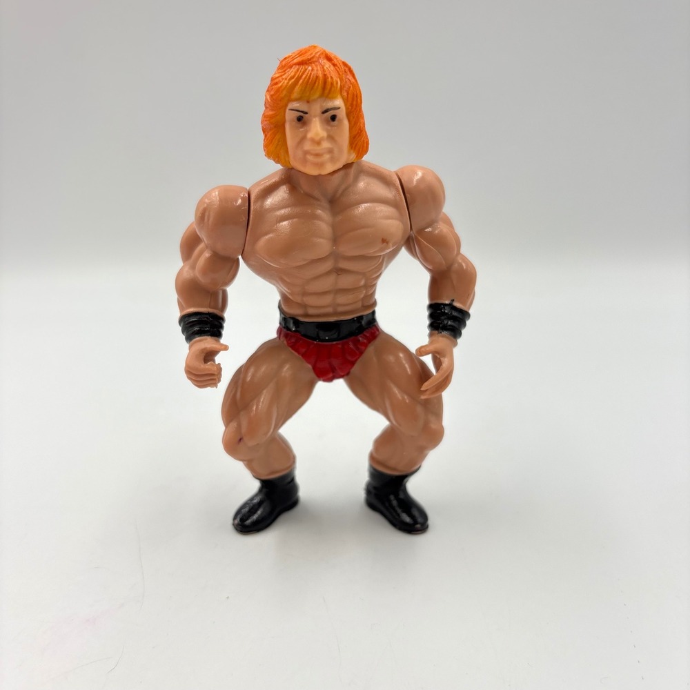 Vintage 1980s Bootleg Muscle Man Action Figure Hong Kong He-Man, MOTU Style